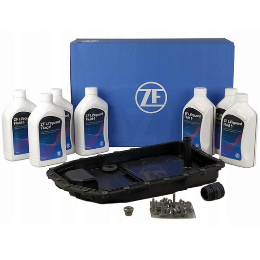 FOR BMW 6HP TRANSMISSION GEARBOX SUMP PAN FILTER KIT 7L OIL GENUINE ZF AUTO OEM