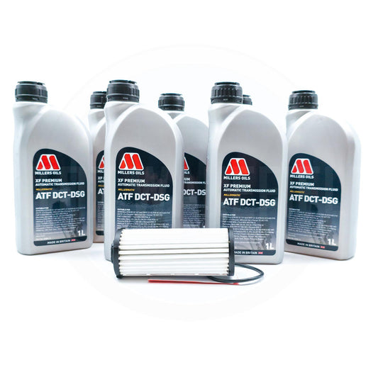 FOR Audi A3 35 TDI 7-SPEED DSG OIL FILTER GEARBOX SERVICE KIT 7L MILLERS OIL