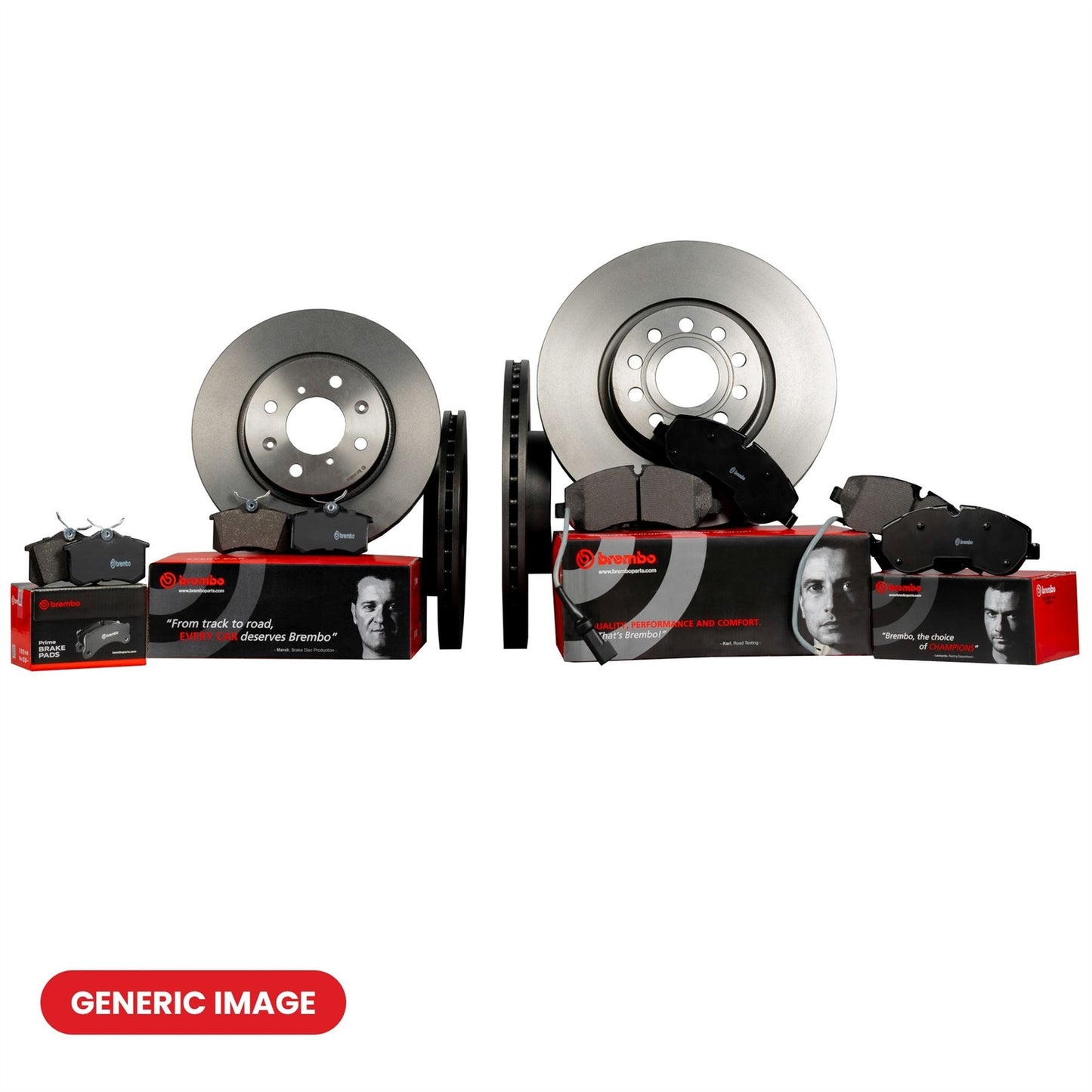 FRONT + REAR BRAKE DISCS COATED VENTED & SOLID + PADS FITS MERCEDES-BENZ BREMBO