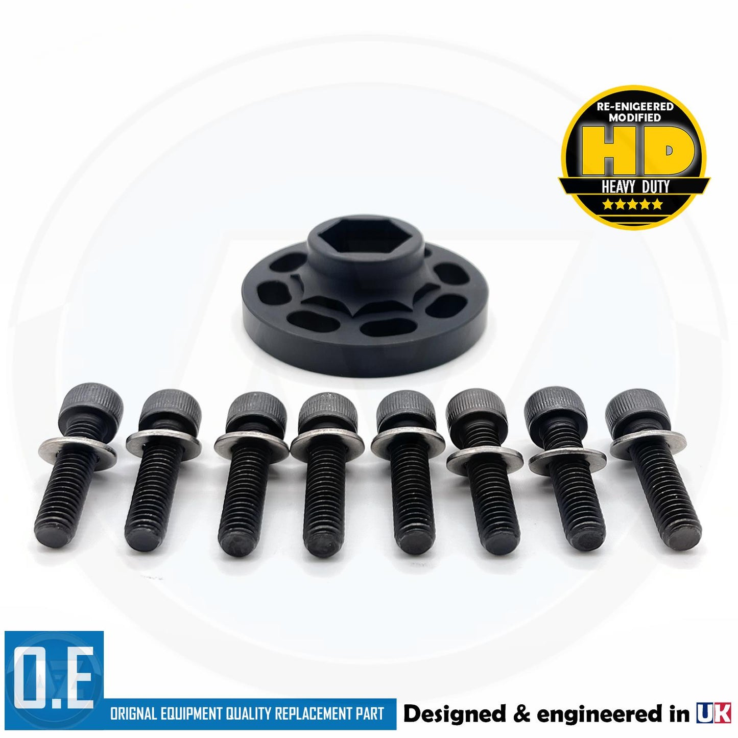 FITS BMW N55 S55 UPGRADED PERFORMANCE 4 PINNED CRANKHUB CAPTURE PLATE KIT