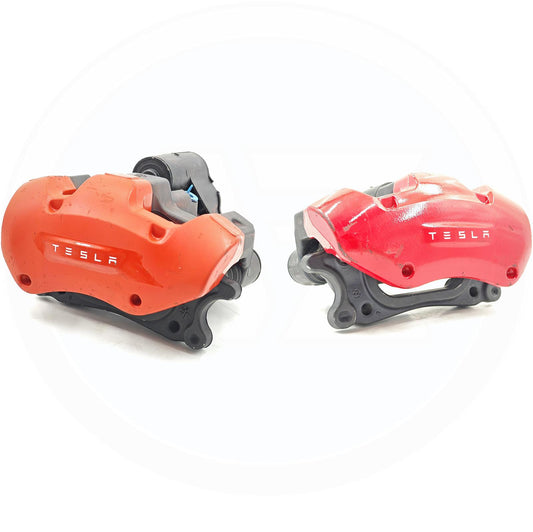 GENUINE TESLA MODEL Y PERFORMANCE REAR LEFT RIGHT BRAKE CALIPERS PAIR OE