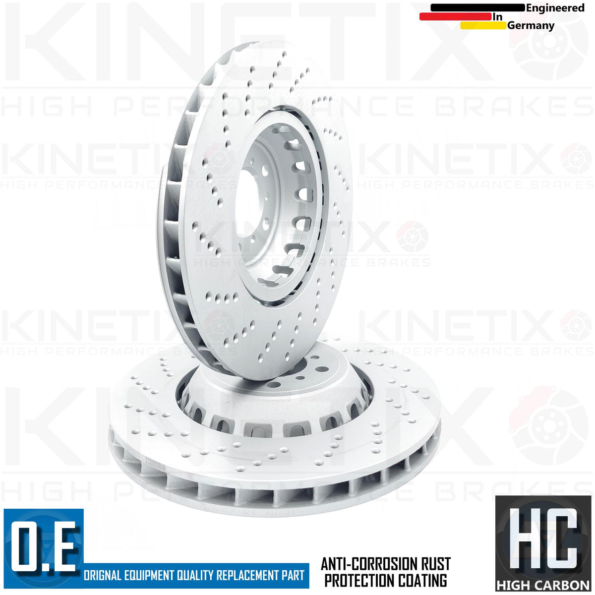 FITS BMW M2 CS F87 FRONT LEFT RIGHT BRAKE DISCS 400mm 34118072017 / 34118072018