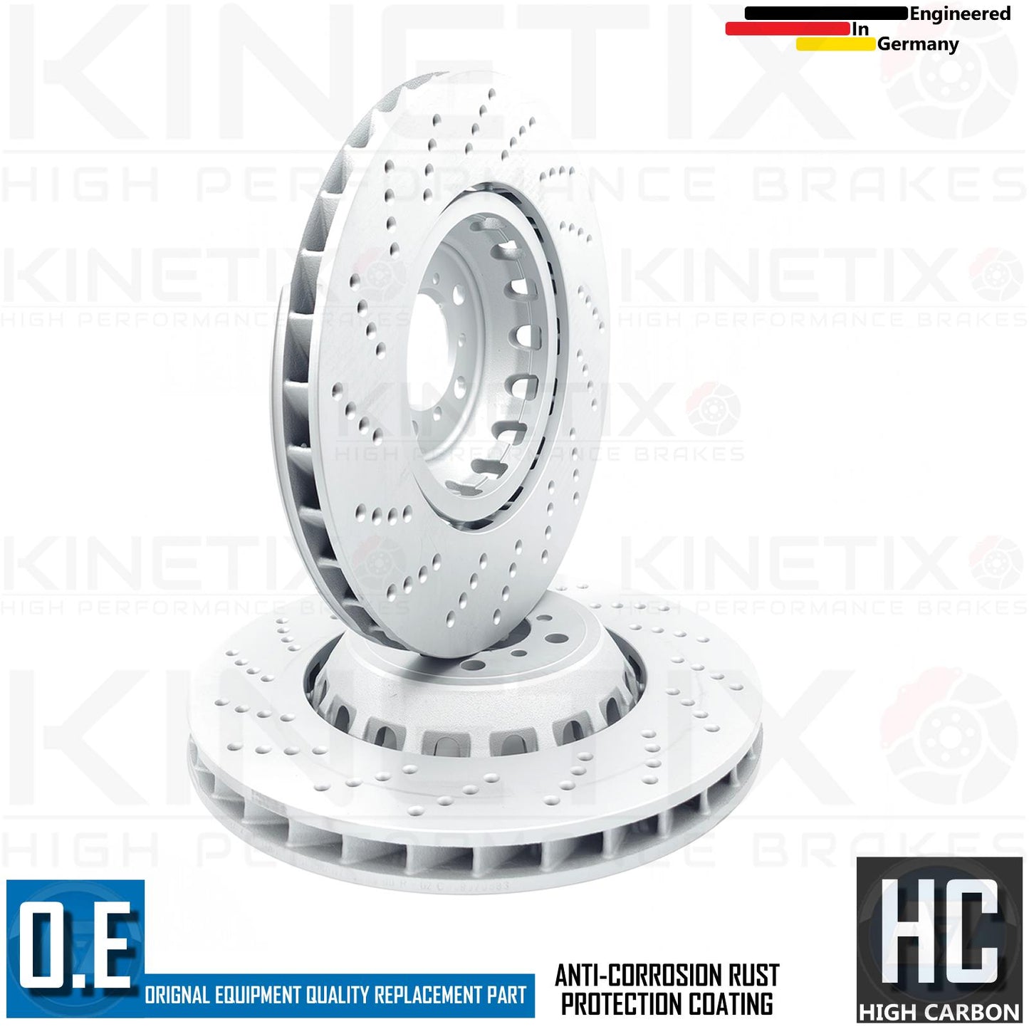 FITS BMW M2 CS COMPETITION F87 FRONT BRAKE DISCS 400mm 34118072017 / 34118072018
