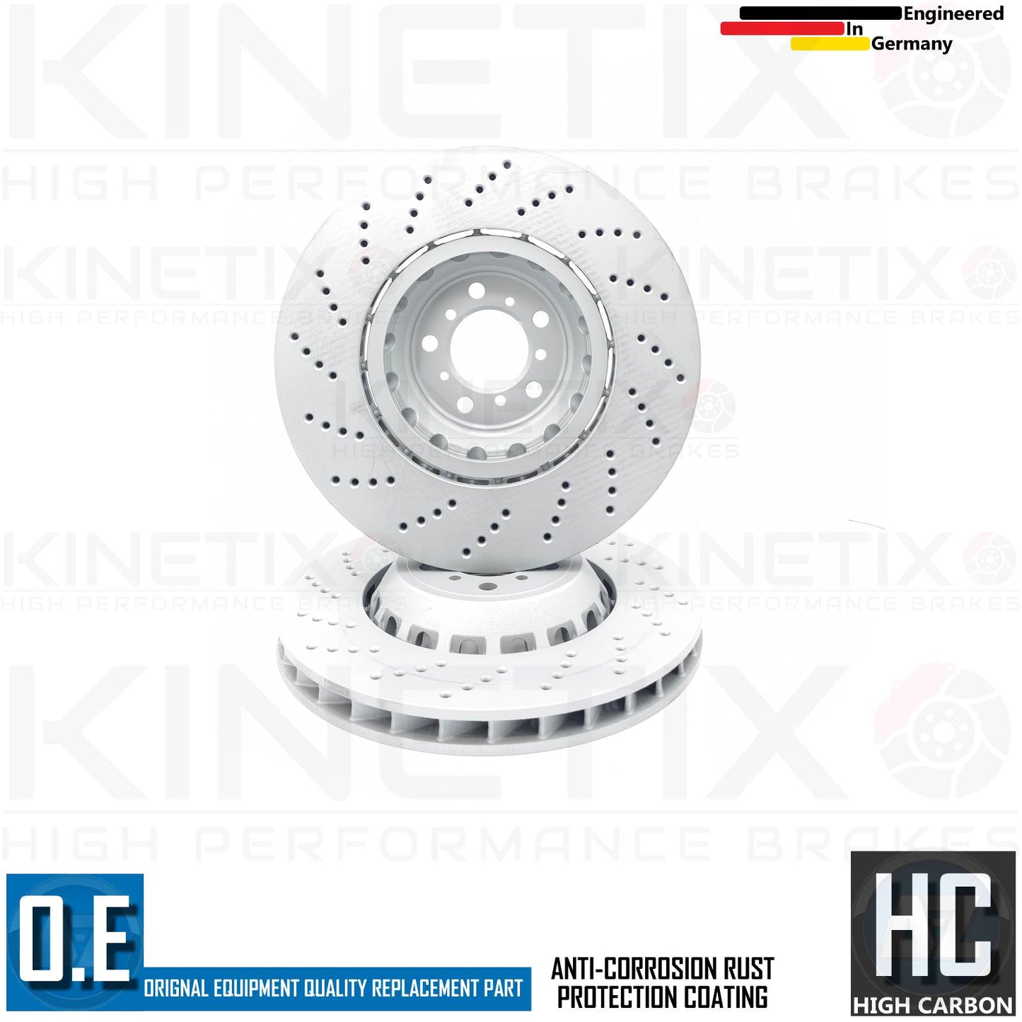 FITS BMW M2 CS COMPETITION F87 FRONT BRAKE DISCS 400mm 34118072017 / 34118072018
