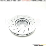 FOR BMW M5 F90 COMPETITION FRONT LEFT RIGHT BRAKE DISCS K44 RACING PADS 395mm