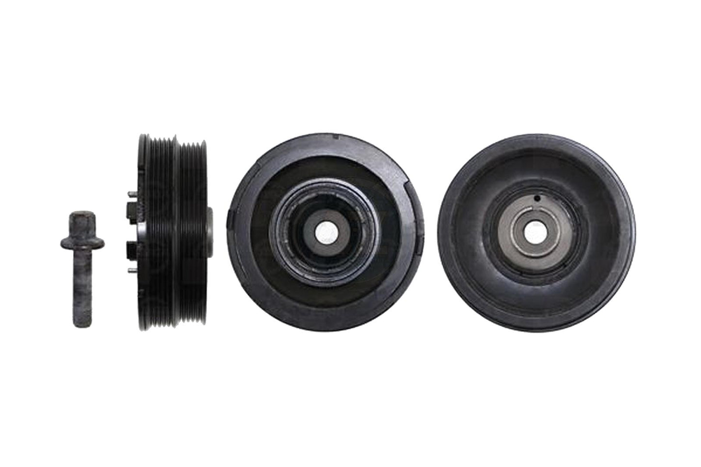 FIT ROVER 75 MGZT FREELANDER 2.0 CDTi TD4 CRANK SHAFT VIBRATION PULLEY WITH BOLT