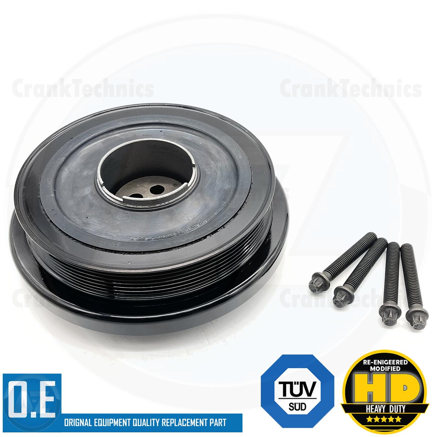 FOR BMW 330d 430d 530d 730d X3 X4 X5 X6 30d CRANKSHAFT PULLEY TENSIONER BELT KIT