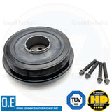 FIT BMW 330d 430d 530d 730d X3 X4 X5 X6 30d CRANKSHAFT PULLEY TENSIONER BELT KIT