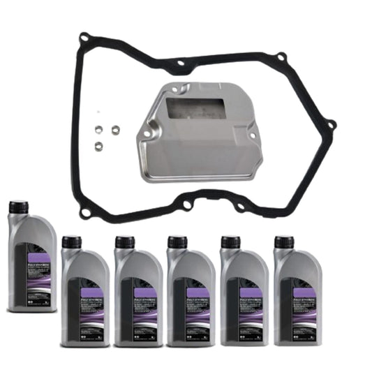for VW TRANSPORTER T5 3.2 AUTOMATIC TRANSMISSION GEARBOX FILTER PAN 5L OIL KIT