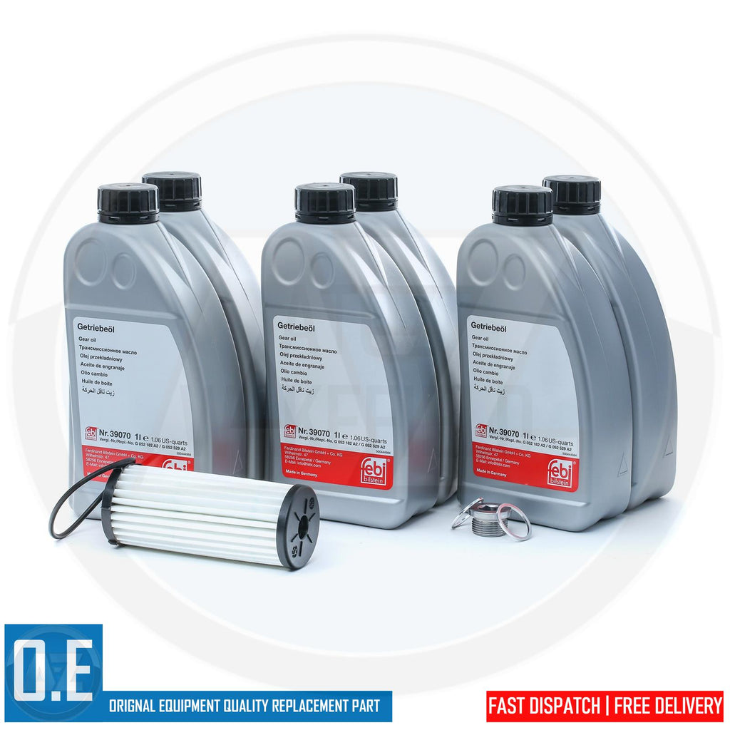 FOR AUDI SEAT SKODA VW 7-SPEED DSG AUTOMATIC TRANSMISSION GEARBOX FILTER KIT FEB