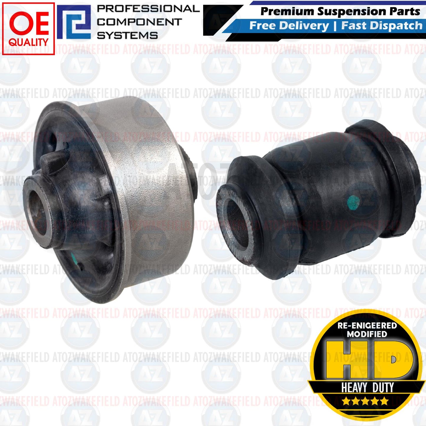 FOR TOYOTA RAV4 MK3 2005- FRONT LOWER WISHBONE CONTROL ARM FRONT REAR BUSHES