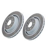 FOR MASERATI GHIBLI QUATTROPORTE REAR BRAKE DISCS 330mm X 22mm PAIR 670105705