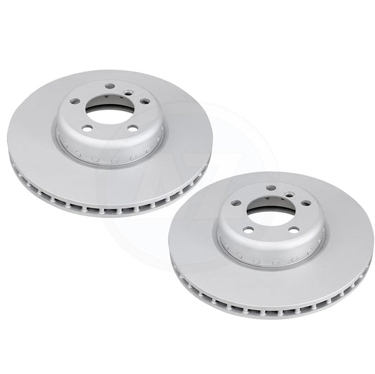 FITS BMW 1/2/3/4 SERIES M SPORT COATED FRONT BRAKE DISCS PAIR 340mm X 30mm