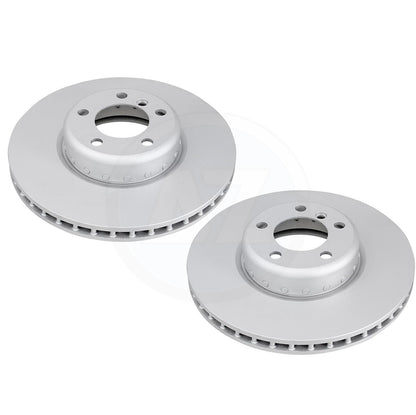 FOR BMW M235i M240i F22 F23 COATED FRONT TWO PIECE BRAKE DISCS PAIR 340mm X 30mm
