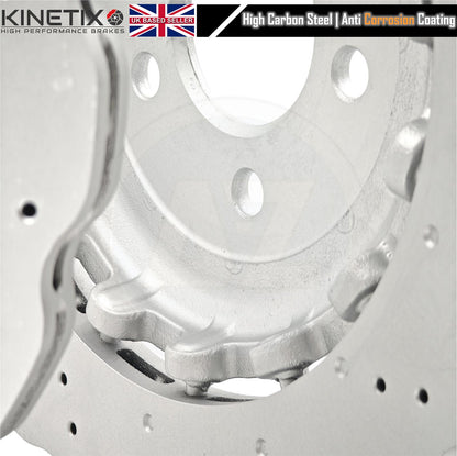 AUDI RS3 8V RSQ3 TT RS TTRS 356m x 22m RS7 REAR BIG BRAKE DISCS UPGRADE
