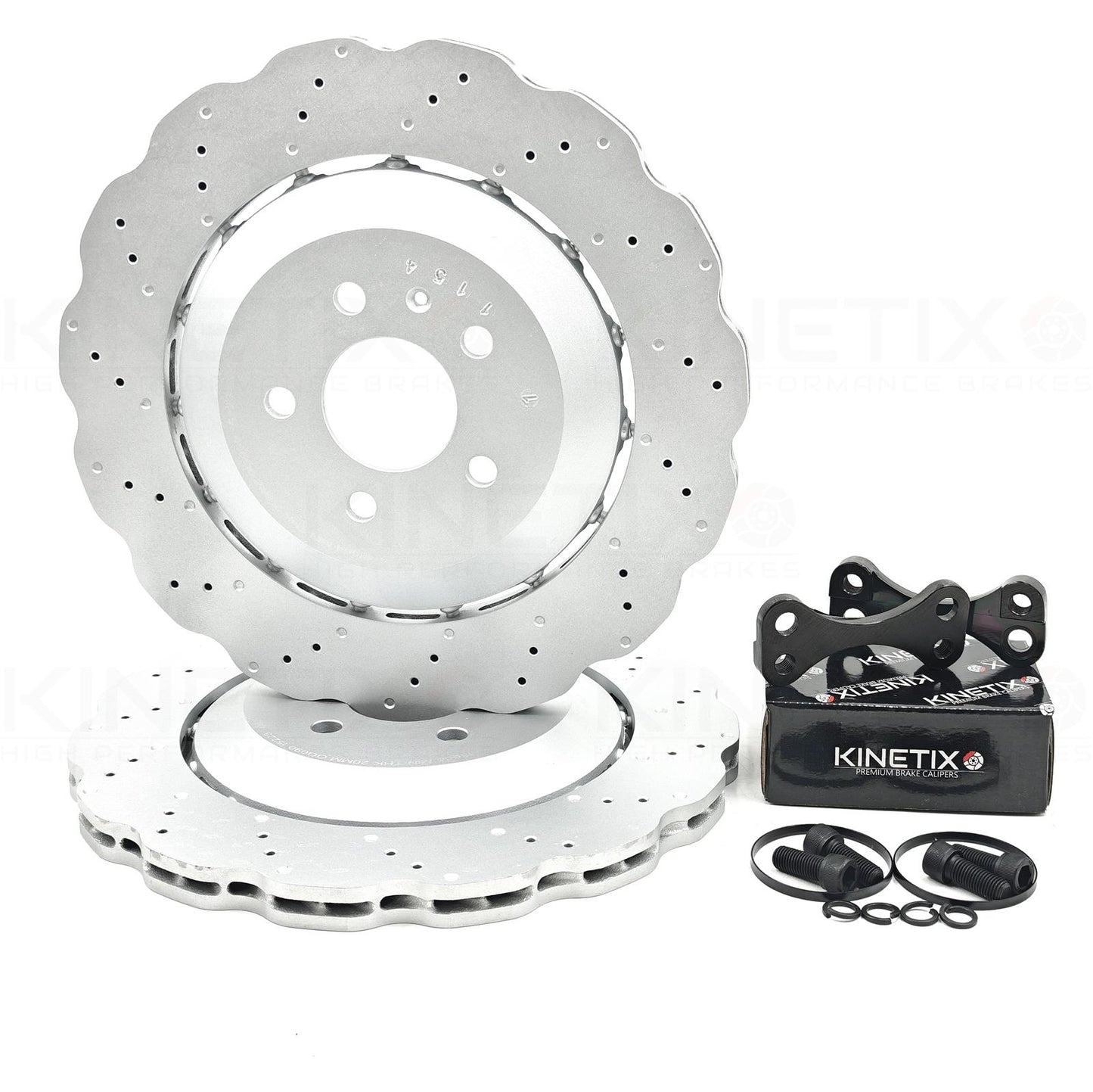 AUDI RS3 8V RSQ3 TT RS TTRS 356m x 22m RS7 REAR BIG BRAKE DISCS UPGRADE