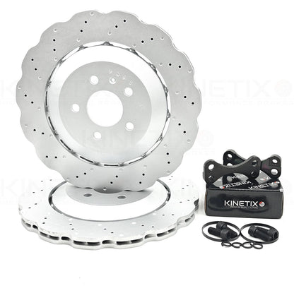 AUDI RS3 8V RSQ3 TT RS TTRS 356m x 22m RS7 REAR BIG BRAKE DISCS UPGRADE