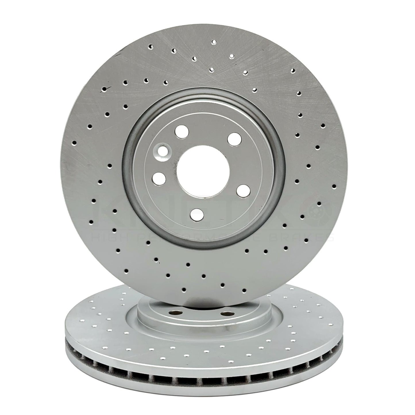 FOR JAGUAR XF 3.0 D V6 S DRILLED FRONT BRAKE DISCS TEXTAR PADS SENSOR 350mm