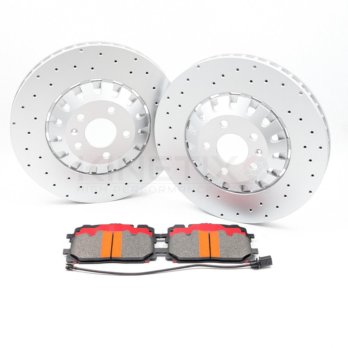 FOR AUDI RS4 RS5 B9 (2017-) FRONT BRAKE DISCS CERAMIC PADS 375mm 4M0615301AM