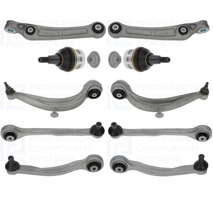 FOR AUDI Q7 SQ7 FRONT UPPER LOWER SUSPENSION WISHBONES CONTROL ARMS BALL JOINTS