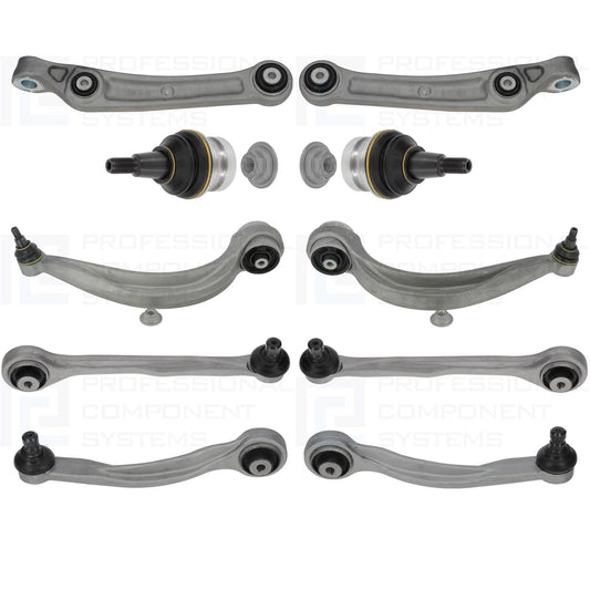 FOR AUDI Q8 SQ8 RSQ8 FRONT UPPER LOWER SUSPENSION WISHBONES ARMS BALL JOINTS KIT
