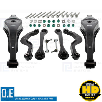FOR VW GOLF MK5 REAR UPPER LOWER SUSPENSION WISHBONE CONTROL ARMS DROP LINKS KIT