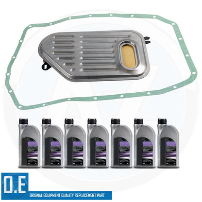 FOR BMW E46 E38 E39 E85 AUTOMATIC TRANSMISSION GEARBOX PAN FILTER 7L OIL 5HP19