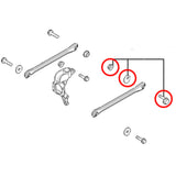 FOR FORD MONDEO MK3 HATCHBACK SALOON REAR SUSPENSION CAMBER NUTS BOLTS WASHERS