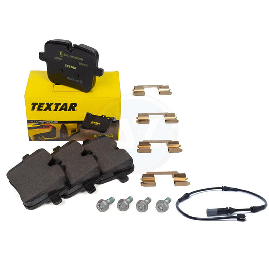 FOR BMW M2 M3 M4 Gx M5 M8 X5 M X6 M FX TEXTAR REAR BRAKE PADS & WEAR SENSOR