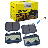 FOR MERCEDES C300 EQ Boost AMG SPORT FRONT BRAKE DISCS TEXTAR PADS SENSOR 318mm