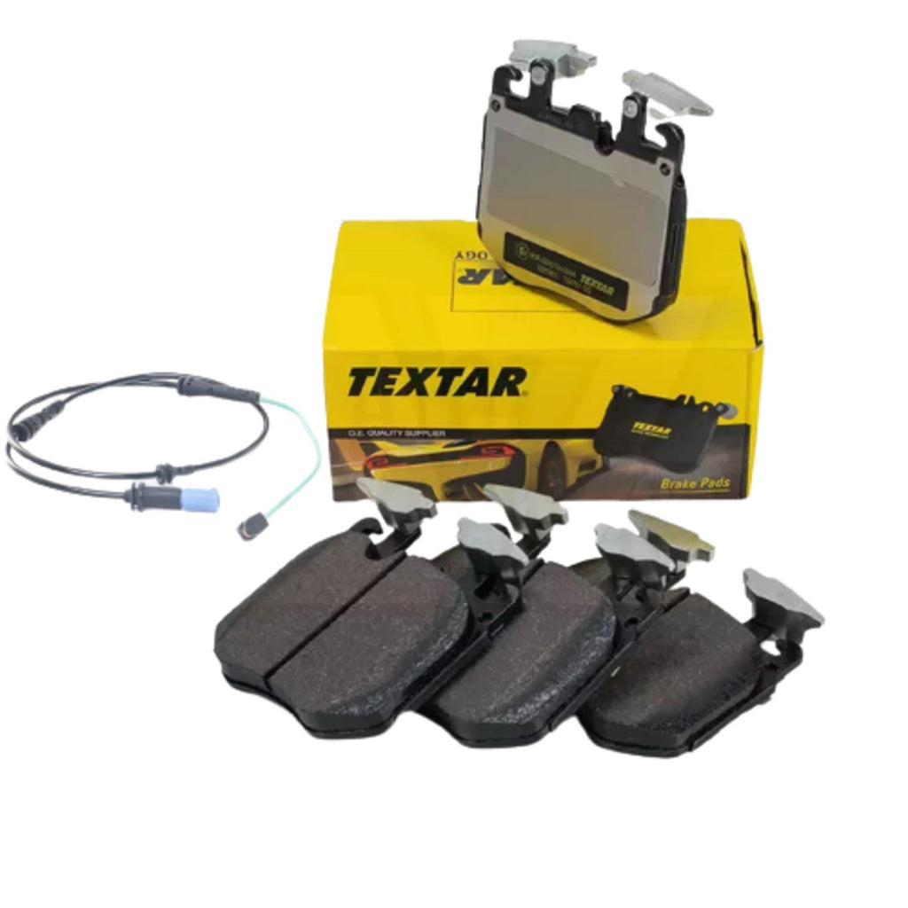 2261801 FOR BMW ROLLS ROYCE TEXTAR FRONT AXLE BRAKE PADS SET & WEAR WIRE SENSOR