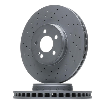 FITS MERCEDES C/E CLASS GENUINE ATE FRONT BRAKE DISCS PAIR 342mm A0004212212