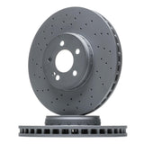 FITS MERCEDES C/E CLASS GENUINE ATE FRONT BRAKE DISCS PAIR 342mm A0004212212