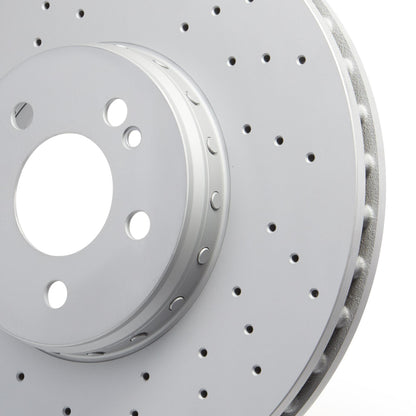 FITS MERCEDES C/E CLASS GENUINE ATE FRONT BRAKE DISCS PAIR 342mm A0004212212