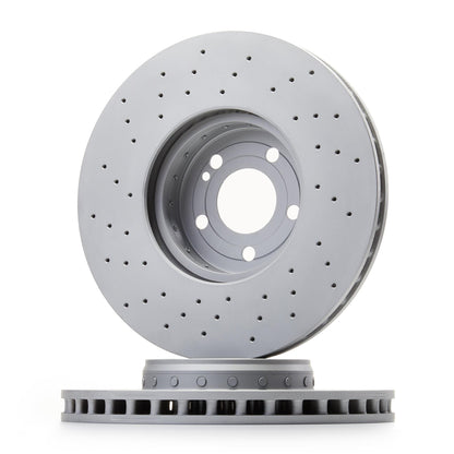 FITS MERCEDES C/E CLASS GENUINE ATE FRONT BRAKE DISCS PAIR 342mm A0004212212