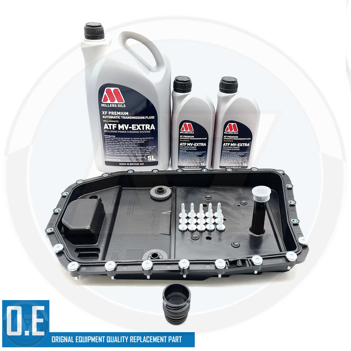 FOR BMW 335d E9X AUTOMATIC TRANSMISSION GEARBOX PAN FILTER KIT 7L MILLERS OIL