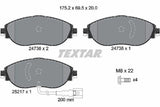 FOR AUDI S3 8V FRONT REAR TEXTAR BRAKE PADS SET FR RR
