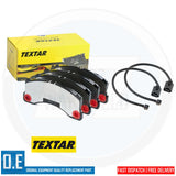 FOR PORSCHE CAYENNE 4.8 Turbo S FRONT BRAKE DISCS TEXTAR PADS SENSORS 390mm