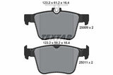 FOR VW GOLF R 2.0 R MK7 FRONT REAR TEXTAR BRAKE PADS SET FR RR