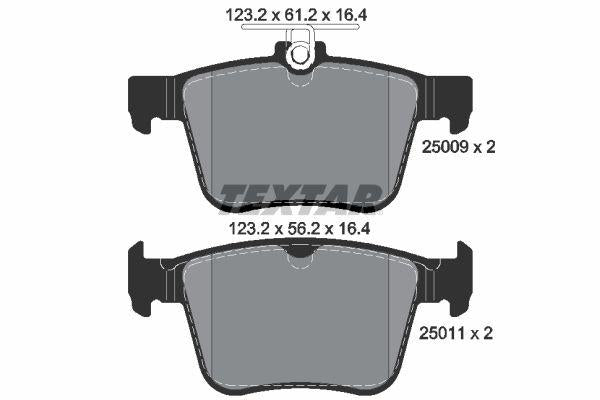 FOR AUDI CUPRA SEAT SKODA VW FRONT REAR GENUINE TEXTAR BRAKE PADS SET FR RR
