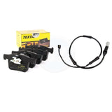 FOR BMW 320d 325d 320i 328i 330d F30 F31 F34 TEXTAR FRONT REAR BRAKE PADS WIRES