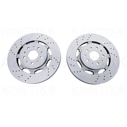 FOR MASERATI GRANTURISMO GRANCABRIO 4.7 FRONT BRAKE DISCS & PADS 360mm 257141