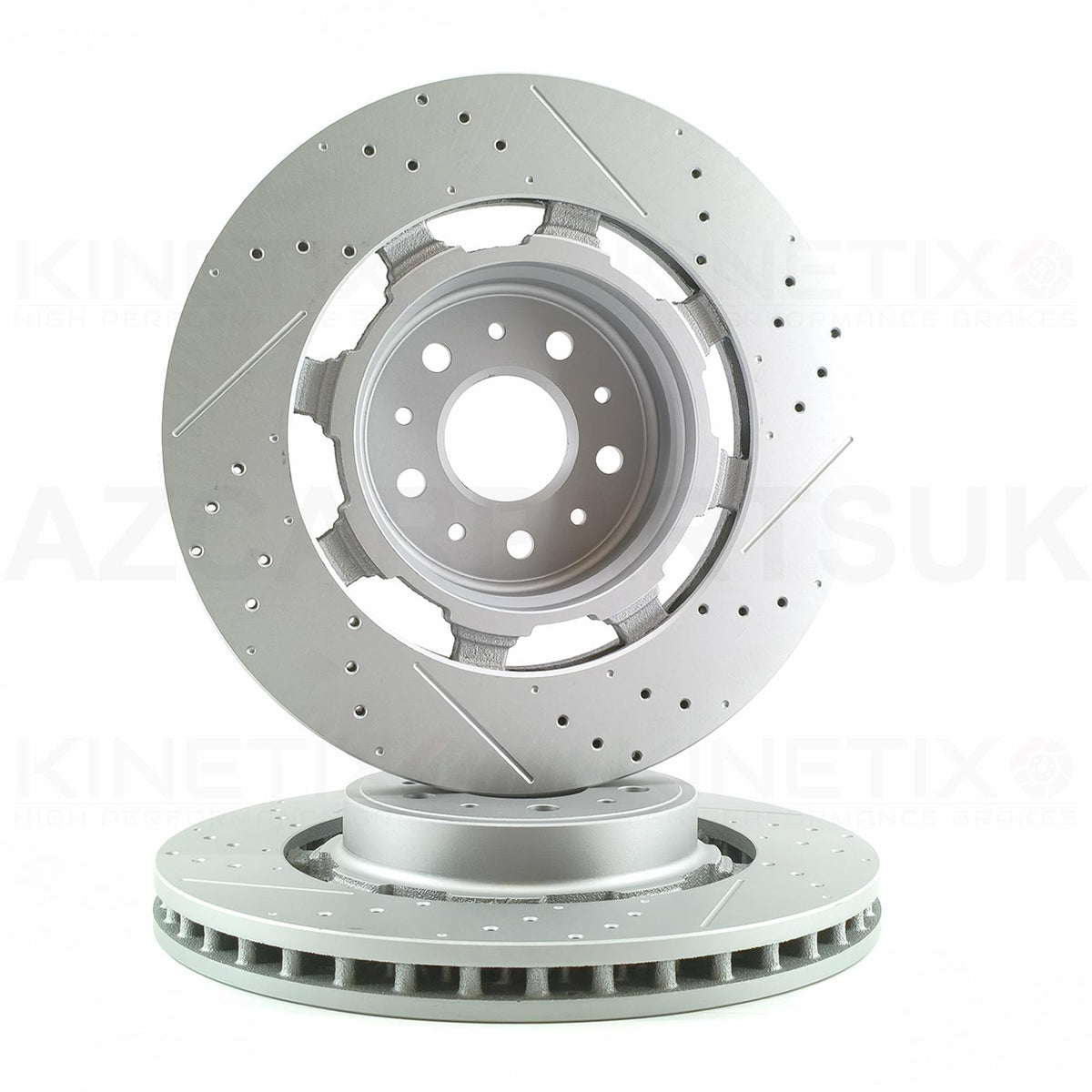 FOR MASERATI GRANTURISMO GRANCABRIO 4.7 V8 4.7 S FRONT REAR BRAKE DISCS FR/RR 360mm 330mm KINETIX 257141 | 221253 | 228411