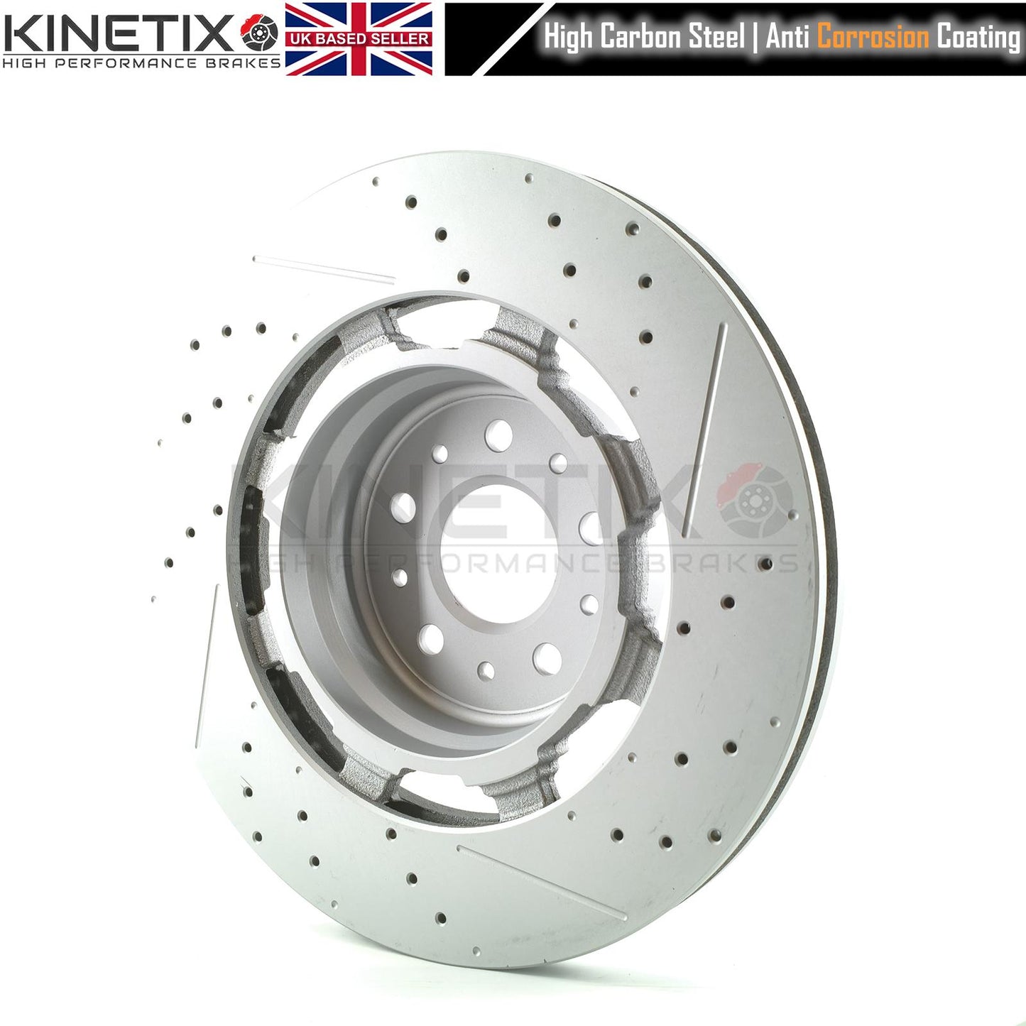 FOR MASERATI GRAN CABRIO GRAN TURISMO GRANTURISMO GRANCABRIO 4.7 V8 FRONT BRAKE DISCS PAIR 360mm X 32mm **257141 KINETIX**