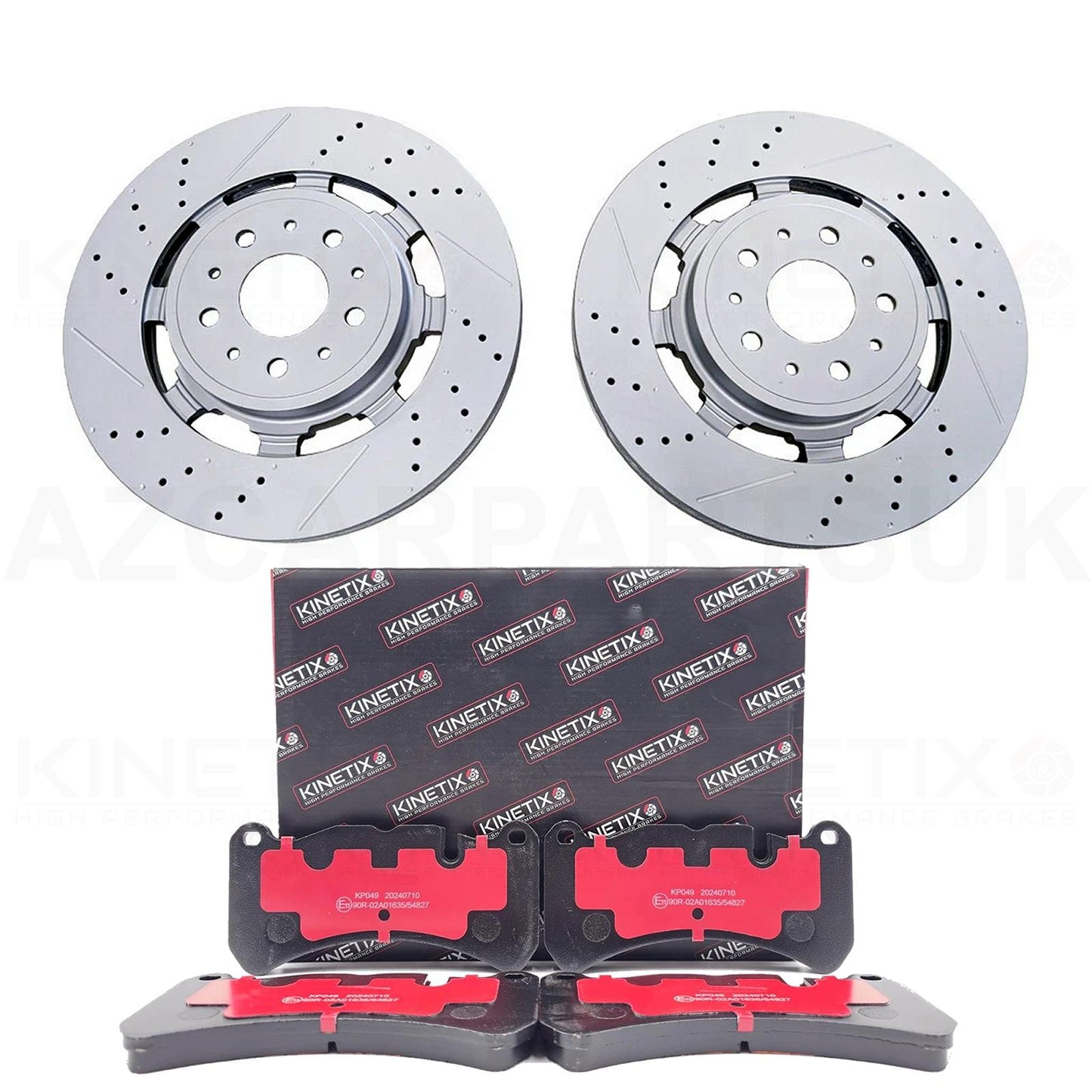 FOR MASERATI GRANTURISMO GRANCABRIO 4.7 FRONT BRAKE DISCS & PADS 360mm 257141