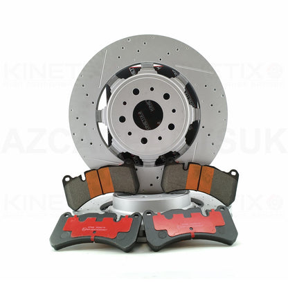 FOR MASERATI GRANTURISMO GRANCABRIO 4.7 FRONT BRAKE DISCS & PADS 360mm 257141
