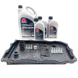 FOR BMW 320d AUTOMATIC TRANSMISSION GEARBOX SUMP PAN FILTER SEAL 8 LITRE OIL KIT