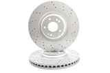 FOR HYUNDAI I30 N KONA N 2.0 N 21- DRILLED FRONT BRAKE DISCS BREMBO PADS 360mm