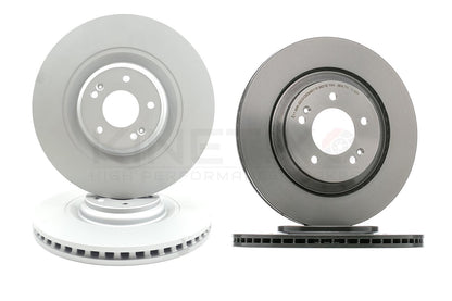 FOR HYUNDAI I30 N KONA N 2.0 N 21- FRONT REAR BRAKE DISCS APEC PADS 360mm 314mm