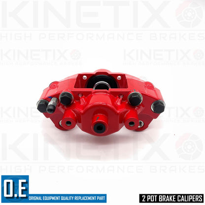 FOR NISSAN R32 GTR 300 ZX SILVIA S13 S14 S15 REAR 2 POT BRAKE CALIPERS RED LH RH